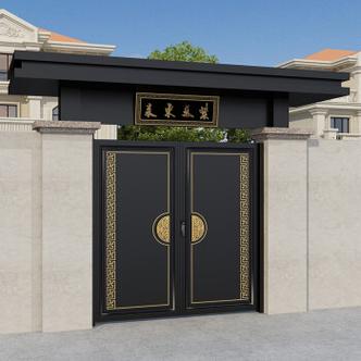 围墙大门造型图片