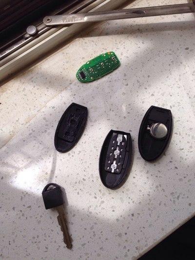 汽车钥匙被水泡了
