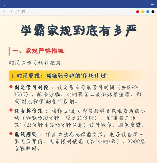 学霸考试严格家规