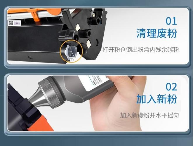 墨盒废粉口和加粉口