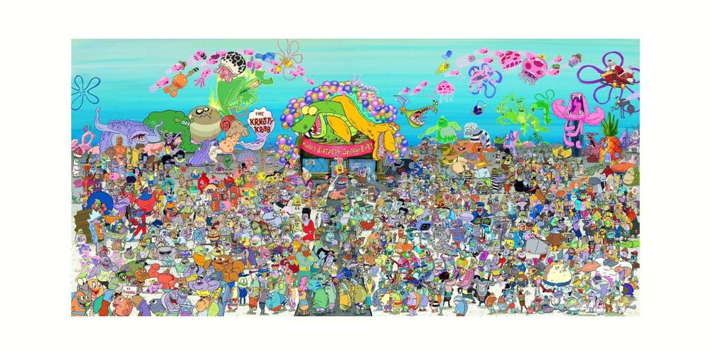 海绵宝宝全家福壁纸高清