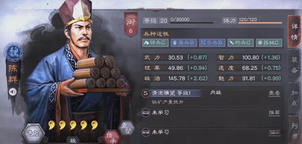 三国志战略版武将培养图标