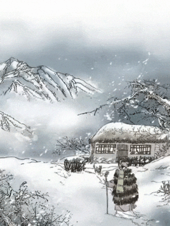 雪景图片配文字缩略图