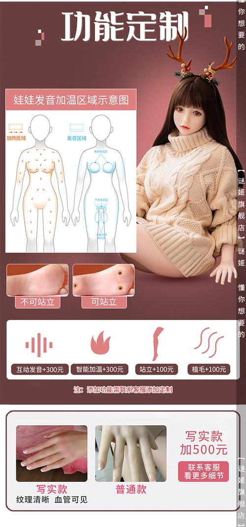 仿真人硅胶女性模具制作过程