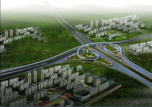 鸿业市政道路平面图