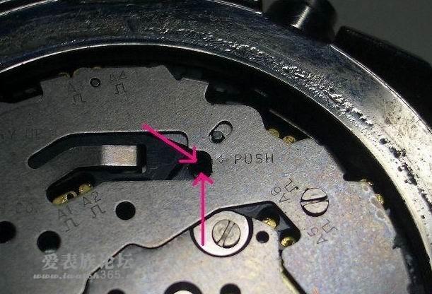 卡西欧手表把杆拆卸图