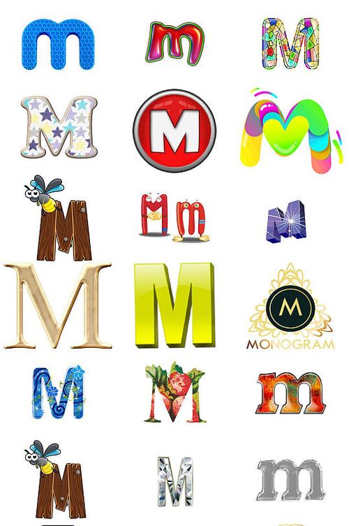 英文字体设计logo艺术字