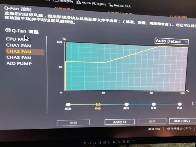电脑水冷转速设置