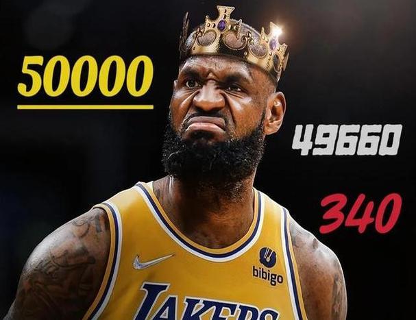 詹姆斯离50000分还有多远