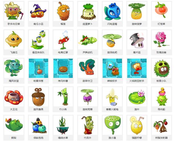 pvz2最新植物图鉴