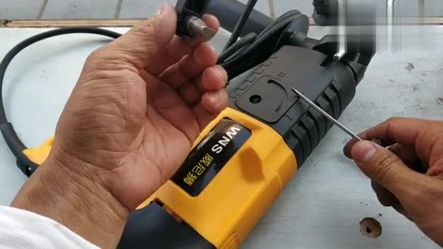 电锤头拆卸全过程视频