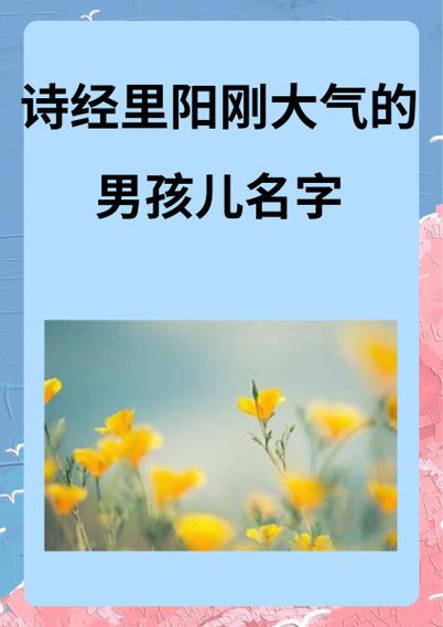 诗经中适合男孩的名字