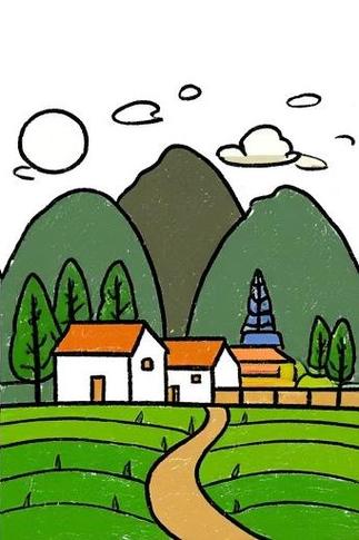 简单又好看的风景画