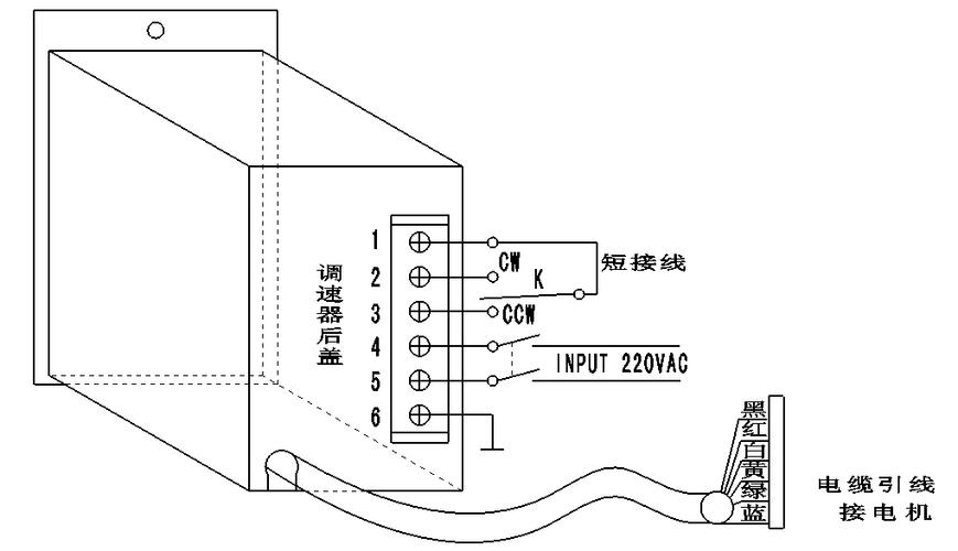 调速器怎么接线图