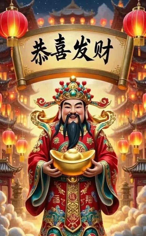 财神到迎财神祝福语