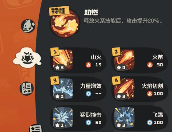 火神技能
