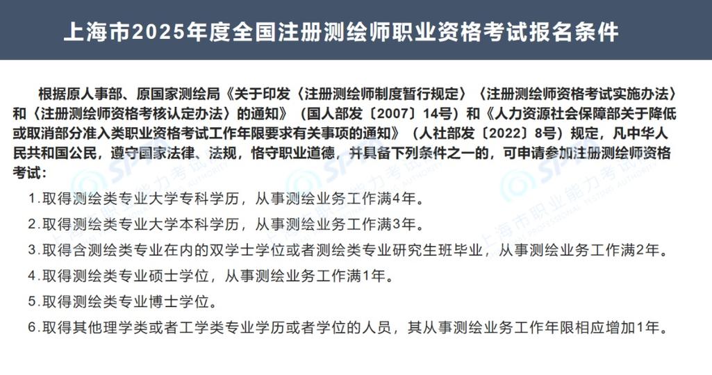 注册测绘师报名条件