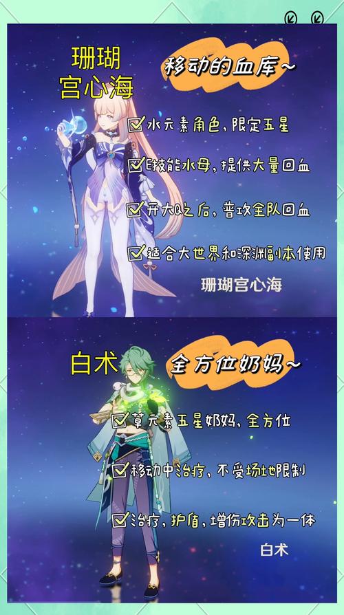 原神奶妈角色排行榜2023