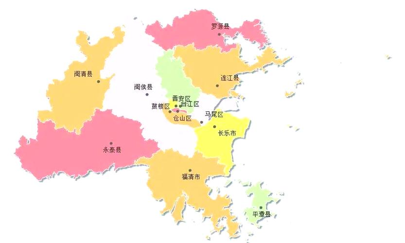 福州地图高清版大图