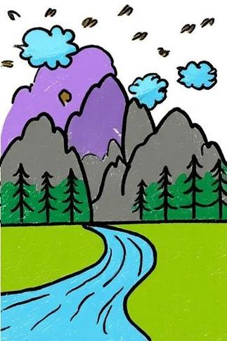7岁～12岁美术画打印版