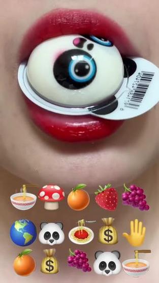 只露嘴巴吃美食声控