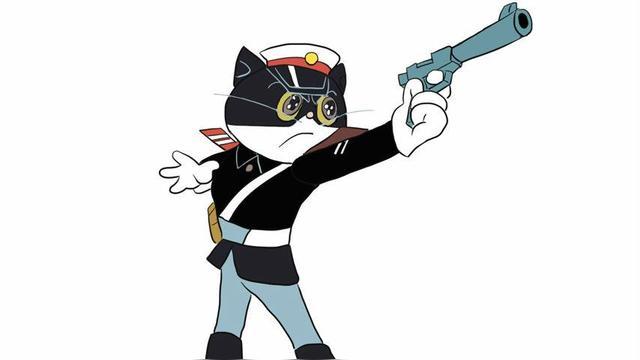 黑猫警长拿的是什么枪图标