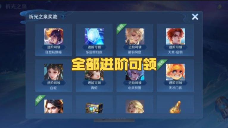 战令不进阶能得皮肤吗