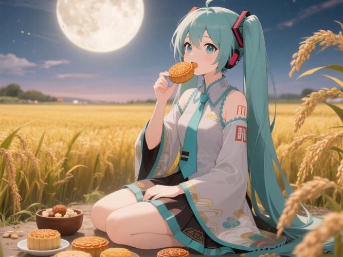 初音未来中秋节图片