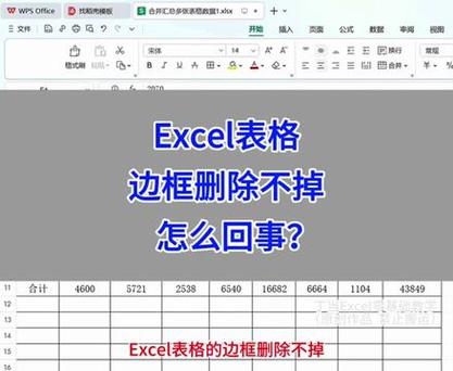 表格上出现蓝色边框怎么消除
