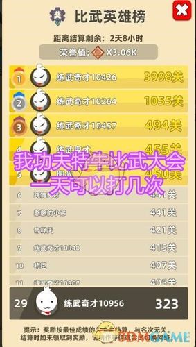 我功夫贼六比武大会