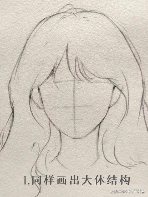 动漫手绘图片 铅笔画