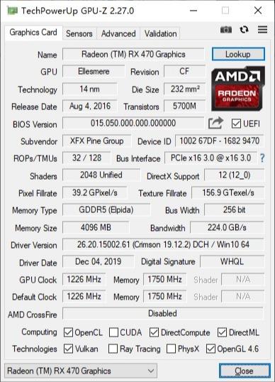 RX470 8G打游戏够用吗