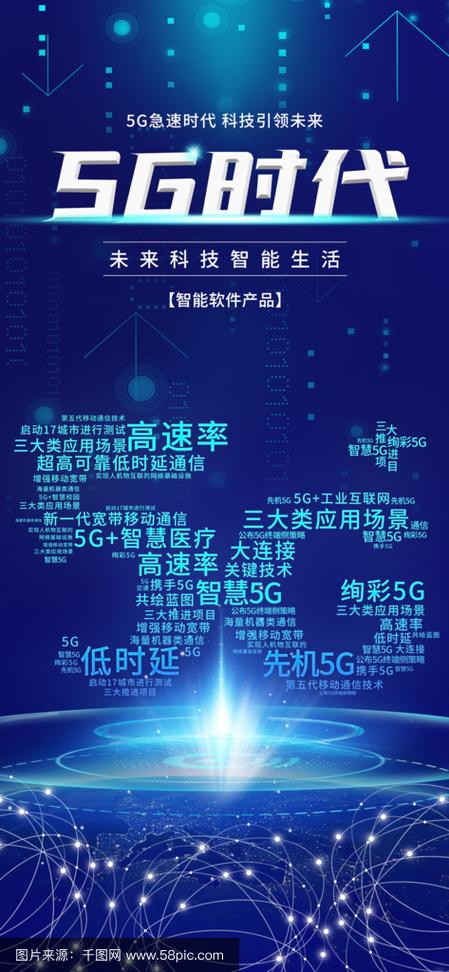 推广5G的广告词