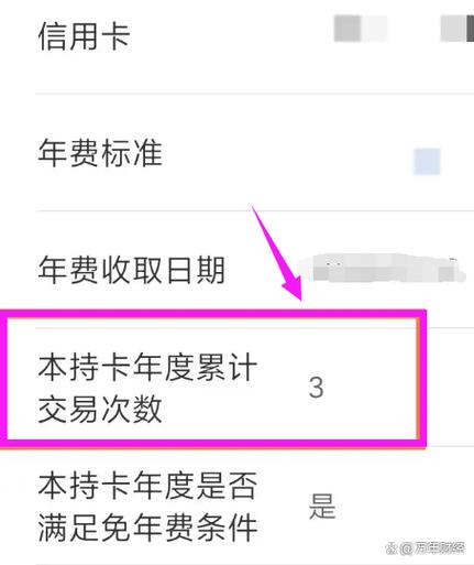 一年刷几次免年费