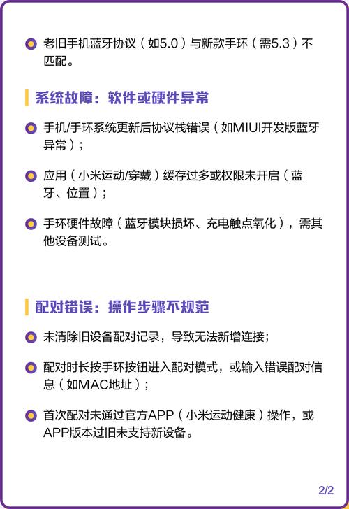 小米手环蓝牙连接不上是什么原因图标