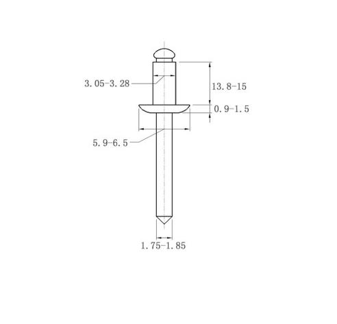 抽芯铆钉规格型号
