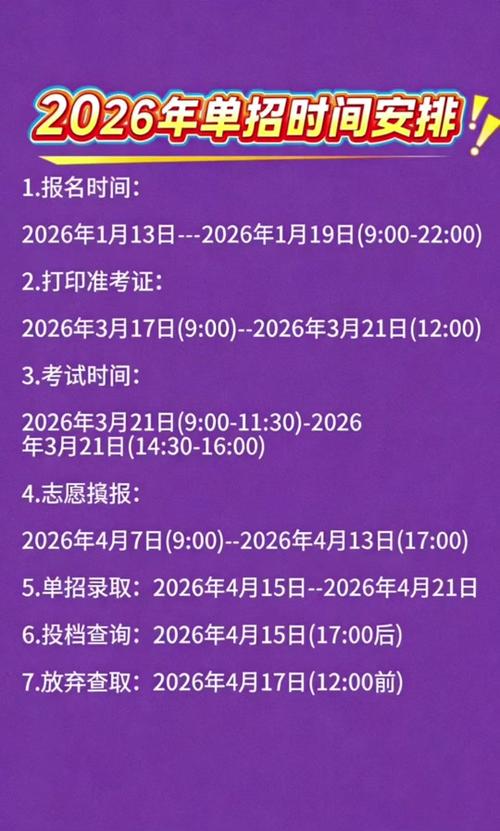 2026单招报名入口官网