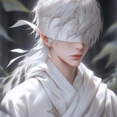 古风头像男蒙眼