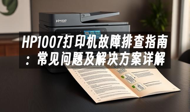 hp1007打印机无法打印