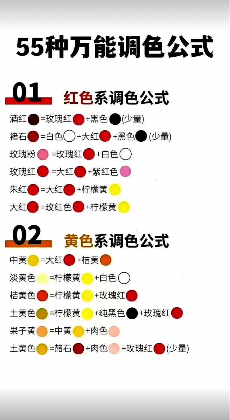 彩色刷屏代码100种及颜色缩略图