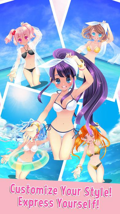 泳装少女互动小游戏