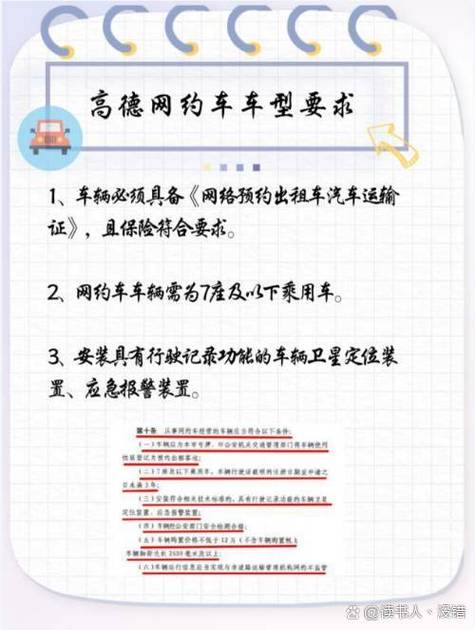 开网约车的条件