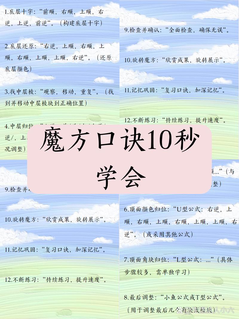 8个变式口诀顺口溜