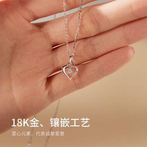 周六福钻石项链价格及图片