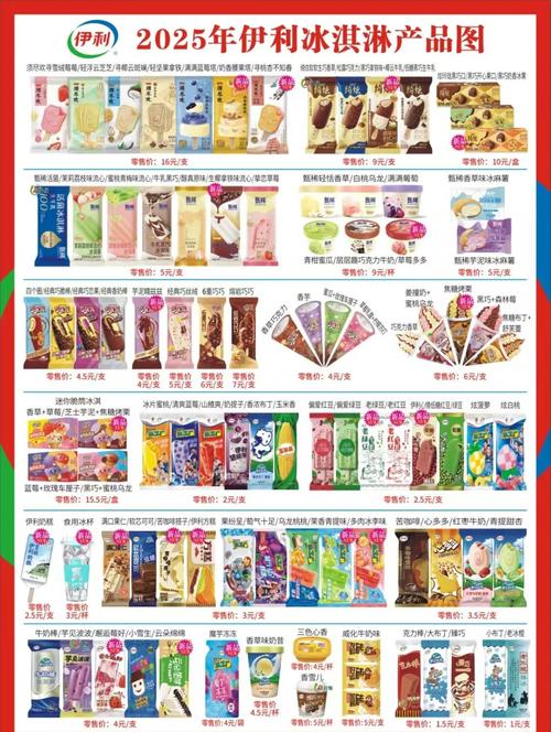 伊利冷饮的品种介绍