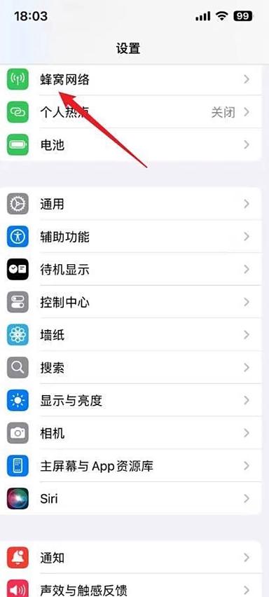 苹果手机数据漫游在哪里打开缩略图