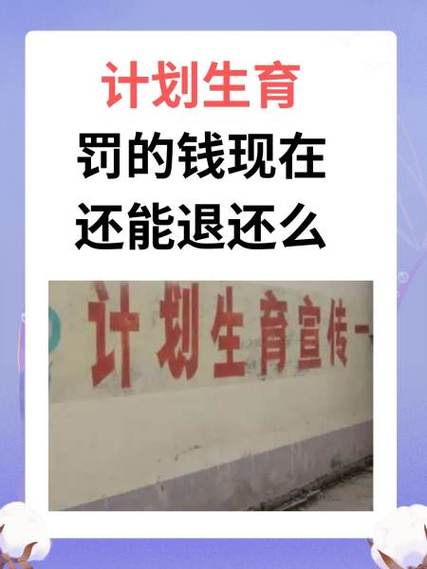之前计划生育罚款能退不?