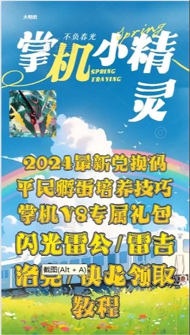 掌机小精灵闪光兑换码