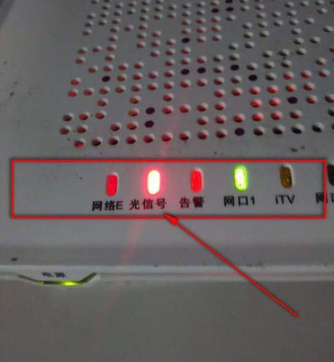 光猫上itv灯一闪一闪
