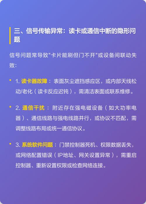 门禁系统故障缩略图
